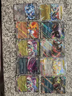 Pokemon ex Card Lot 10 Card Bundle English Ultra Rare ex Cards - Image 1