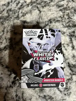 Pokemon TCG White Flare Booster Bundle (6 packs) Factory Sealed - Image 1