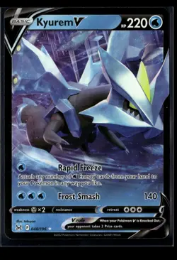 Kyurem V 048/196 Holo V Rare Lost Origin Pokemon NM/M - Image 1