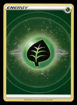 Grass Energy (2022 Unnumbered) SWSH09: Brilliant Stars Pokemon Reverse Holo NM/M - Image 1