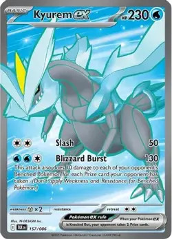 Kyurem ex 157/086 Holo Ultra Rare Black Bolt NM/M Pokemon - Image 4