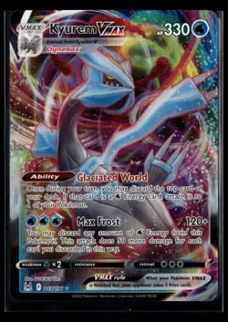 Kyurem VMAX 049/196 Holo VMAX Rare Lost Origin Pokemon NM/M - Image 1