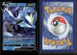 Kyurem V 048/196 Holo V Rare Lost Origin Pokemon NM/M - Image 3