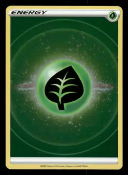 Grass Energy (2022 Unnumbered) Common SWSH09: Brilliant Stars Pokemon NM/M - Image 1