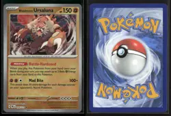 Bloodmoon Ursaluna (Master Ball) 054/131 Prismatic Evolutions NM/M Pokemon - Image 3