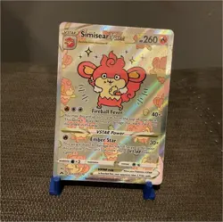 Simisear VSTAR Holo Ultra Rare GG37/GG70 Crown Zenith GG EN 2023 - Image 1