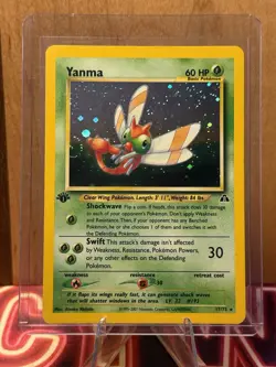 Pokemon! Yanma Neo Discovery 17/75 Holo - 1st Edition! - Image 2