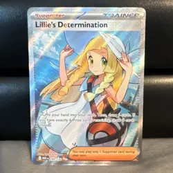 The Pokemon Company Pokemon TCG Lillie's Determination 169/132 Full Art Holo UR - Image 1
