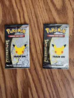 Pokemon Celebrations Booster Pack Set Of 2 NEW SEALED - Image 1