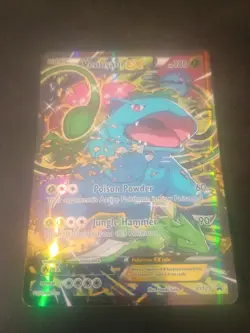 Pokemon Venusaur EX Black Star Promo Full Art Holo Card XY123 MP+ Condition - Image 2