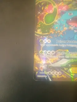 Pokemon Venusaur EX Black Star Promo Full Art Holo Card XY123 MP+ Condition - Image 3