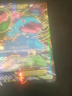 Pokemon Venusaur EX Black Star Promo Full Art Holo Card XY123 MP+ Condition - Image 4