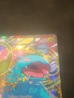 Pokemon Venusaur EX Black Star Promo Full Art Holo Card XY123 MP+ Condition - Image 5