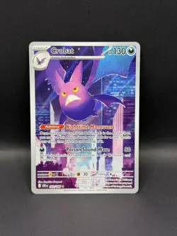 Crobat 093/086 IR Chaos Rising ILLUSTRATION RARE HOLO Pokemon English Me04 Foil - Image 1