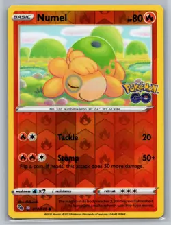 #013/078 Numel (Peelable Ditto) Pokemon GO - Image 1