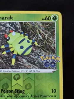 Spinarak (Peelable Ditto) 006/078 Holo Common Pokemon GO Pokemon NM - Image 4