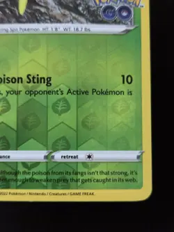 Spinarak (Peelable Ditto) 006/078 Holo Common Pokemon GO Pokemon NM - Image 5