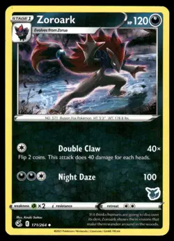 Zoroark (Eevee Stamped) 171/264 Promo Battle Academy 2022 Pokemon Lightly Played - Image 1