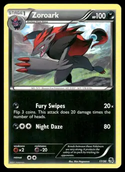 Zoroark (#17 Non-Holo) 17/30 BW Trainer Kit: Excadrill & Zoroark Pokemon LP - Image 1