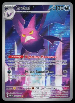 Pokemon Crobat - 093/086 - Holo Illustration Rare Chaos Rising Holo NM - Image 1