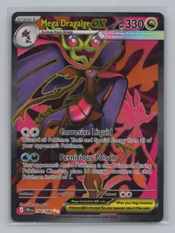 Mega Dragalge ex 104/086 ME04: Chaos Rising NM Pokemon TCG Ultra Rare - Image 1