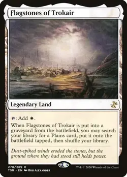 Flagstones of Trokair - Foil Time Spiral Remastered NM MTG - Image 1