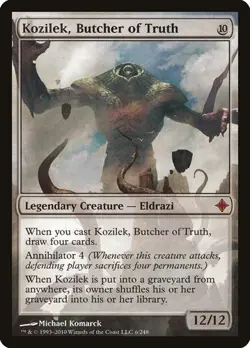 Kozilek, Butcher of Truth Rise of the Eldrazi MP MTG - Image 1