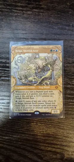 Helga, Skittish Seer (Showcase) M Bloomburrow 332 NM - Image 1