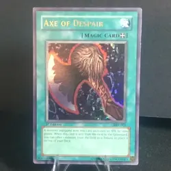 YuGiOh Axe of Despair MRL-002 Magic Ruler 1st Edition Spell-Equip Konami - Image 1