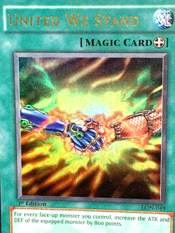 yugioh United We Stand LON-049 1st Ed Ultra North America Lightly Played - Image 2