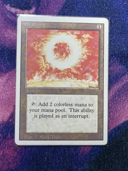 Sol Ring - Revised Edition - Magic: The Gathering MTG - Mana Ramp - MP - Image 1