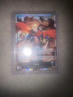 OP15-002 Lucy Alt Art Leader Adventure on KAMI's Island One Piece TCG English - Image 1