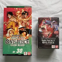 Bandai One Piece Card Game Starter Deck EX Luffy & Ace ST-30 English - Image 1