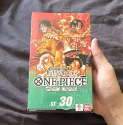 Bandai One Piece Card Game Starter Deck EX Luffy & Ace ST-30 English Sealed - Image 1