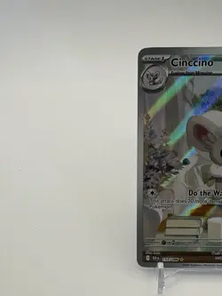 Cinccino 153/086 SV Black Bolt Illustration Rare Holo Pokemon Card NM - Image 2