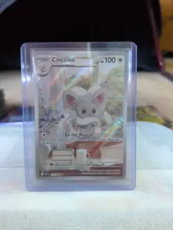 Pokemon TCG Cinccino 153/086 Illustration Rare Black Bolt NM/M - Image 1