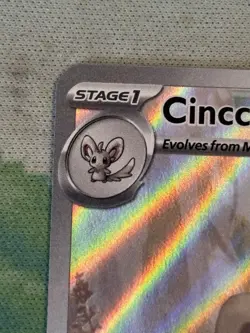 Pokemon TCG Black Bolt Cinccino Illustration Rare Card 153/086 NM/M - Image 4