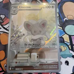 Pokemon TCG Black Bolt Cinccino Illustration Rare Card 153/086 NM/M - Image 1