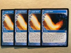 MTG 4x Logic Knot Future Sight Pauper Magic the Gathering Card x4 NM - Image 1