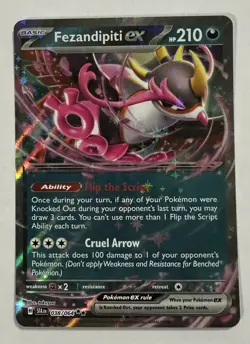 Fezandipity ex - 038/064 - Double Rare - Pokemon TCG Card Shrouded Fable - NM - Image 1