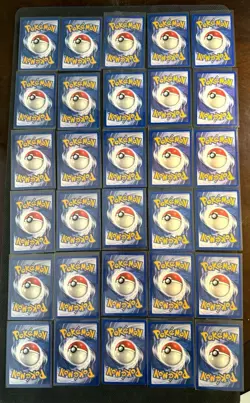 Pokemon Vintage 1st edition lot non holos (51 total cards) varied conditions - Image 2