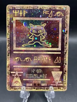 Mew Holo Ancient Mew Promo WOTC English 2000 Pokemon Card - Crease HP Damaged - Image 1