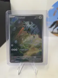 Pokemon TCG Ferroseed Card 148/086 Sv: White Flare Illustration Rare Holo 70 HP - Image 1