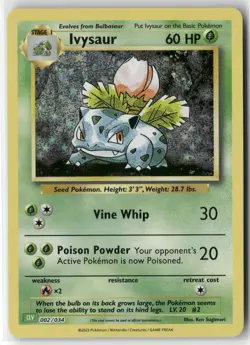 Ivysaur 002/034 Holo Classic Collection Trading Card Game Classic Pokemon NM - Image 1