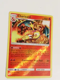 Charizard 14/181 SM Team Up Reverse Holo NM Pokemon Card English - Image 2