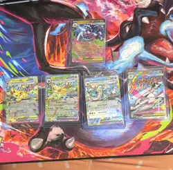 Pokemon TCG VSTAR Universe 5-Card Ultra Rare VSTAR Holo Lot Pikachu Mewtwo - Image 1