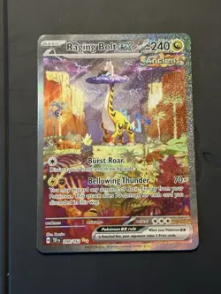 Lot Of 4 Pokemon Cards Raging Bolt Ex Alt Art 208/162 218/162 196/162 - Image 2