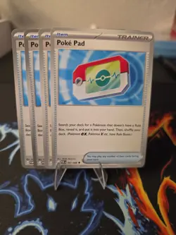 Pokemon TCG x4 Pokepad Pokemon Cards Perfect Order NM playset ME03 081/088 - Image 1