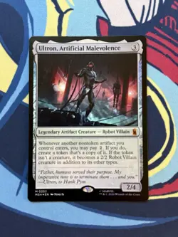 Ultron, Artificial Malevolence -Foil Near Mint MTG Marvel Super Heroes - Image 1