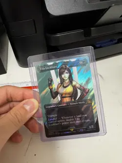 2025 MTG FINAL FANTASY Tifa Lockhart Borderless 536 Surge Foil - Very Rare - Image 2